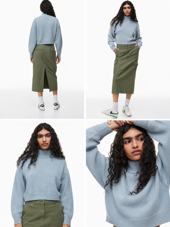 Aritzia Sweaters - NWT Aritzia Wilfred Free Light Blue Harper Sweater Size Small